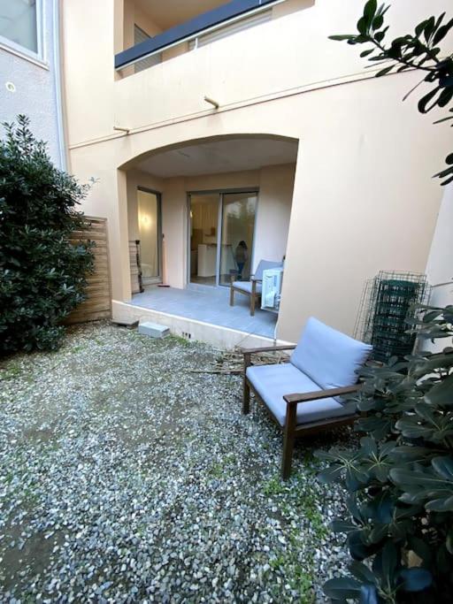 Studio Cabine Avec Jardin Apartment Canet-en-Roussillon Bagian luar foto